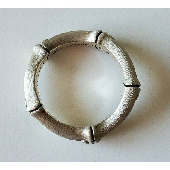 John Hardy 6mm Bamboo Curved Band Ring in Sterling Silver 925 - Picture 1 of 5